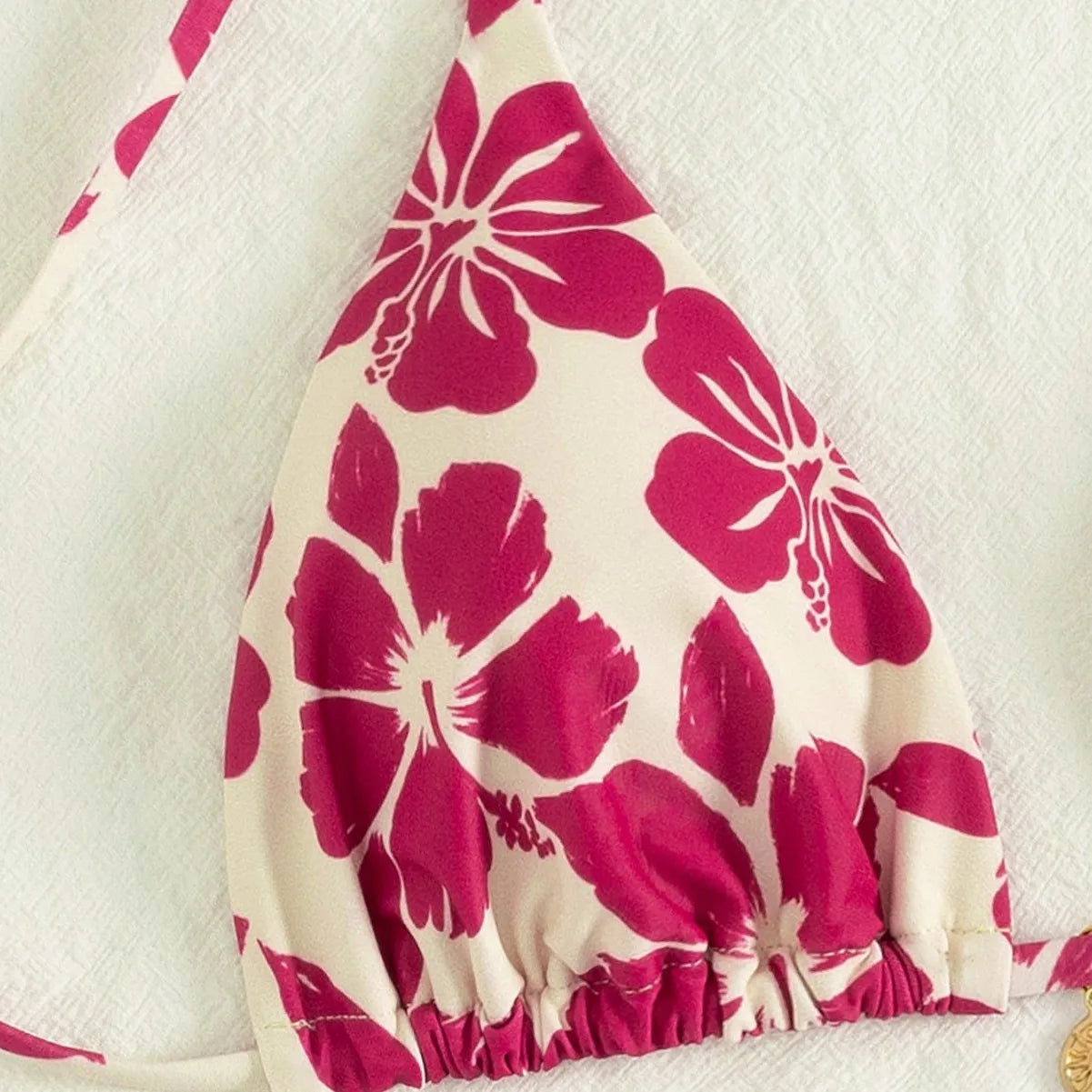 Hibiscus Floral Triangle Bikini