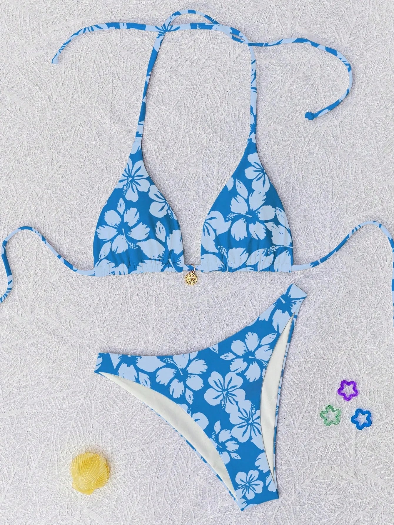 Hibiscus Floral Triangle Bikini