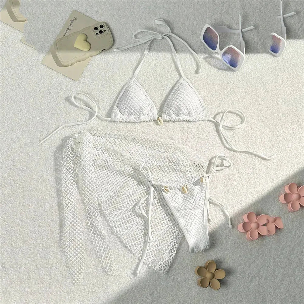 Mesh Bikini Set
