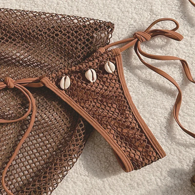 Mesh Bikini Set