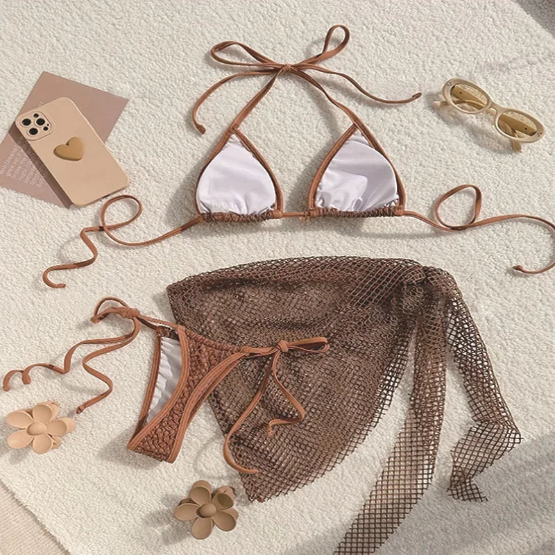 Mesh Bikini Set